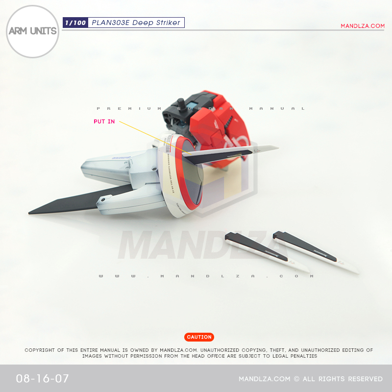 MG] PLAN303E DEEP STRIKER ARM 08-16