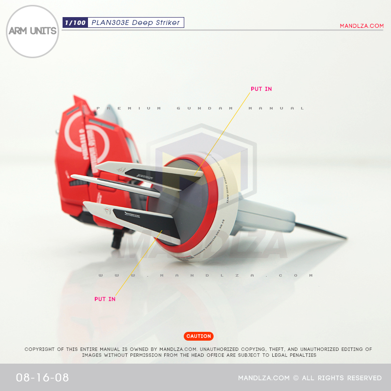 MG] PLAN303E DEEP STRIKER ARM 08-16