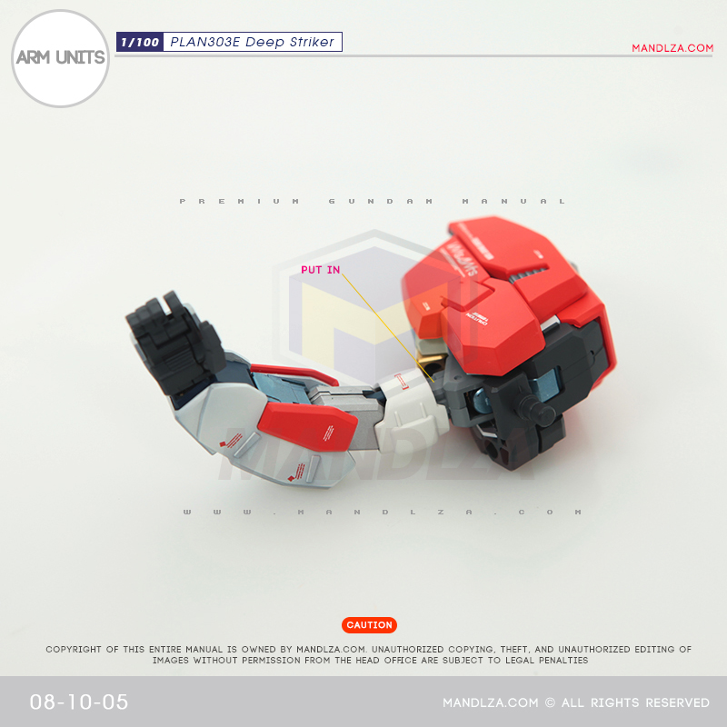 MG] PLAN303E DEEP STRIKER ARM 08-10