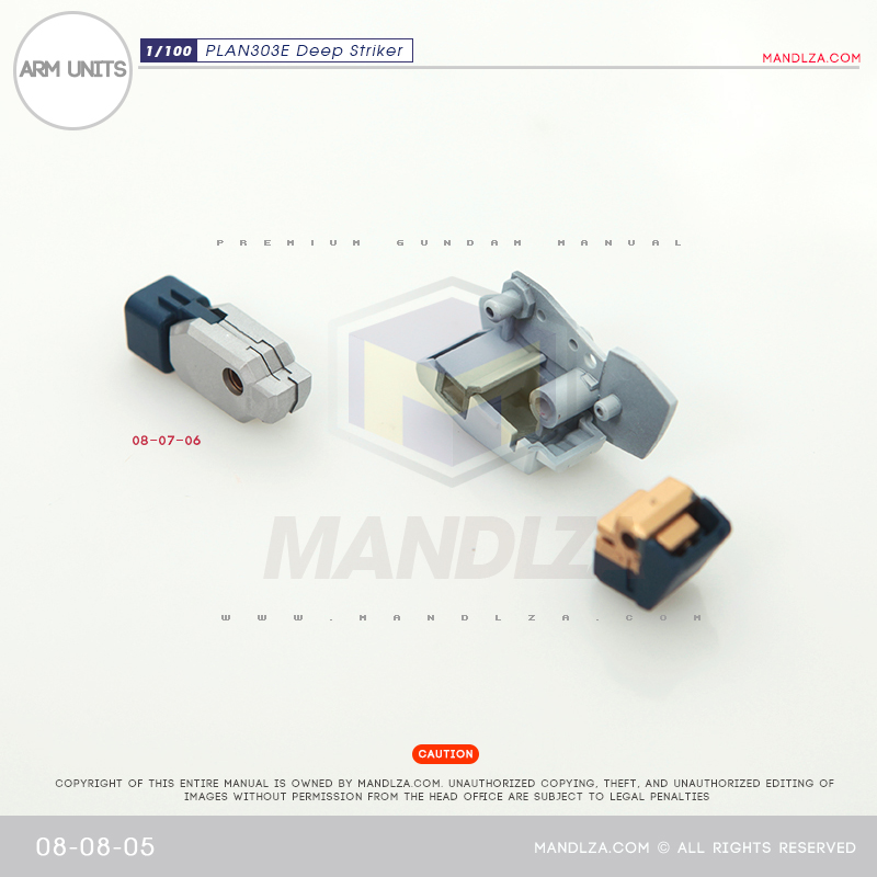 MG] PLAN303E DEEP STRIKER ARM 08-08