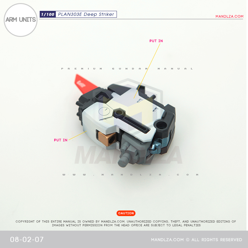 MG] PLAN303E DEEP STRIKER ARM 08-02