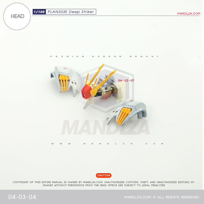 MG] PLAN303E DEEP STRIKER Head Unit 04-03