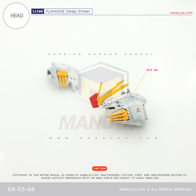 MG] PLAN303E DEEP STRIKER Head Unit 04-03