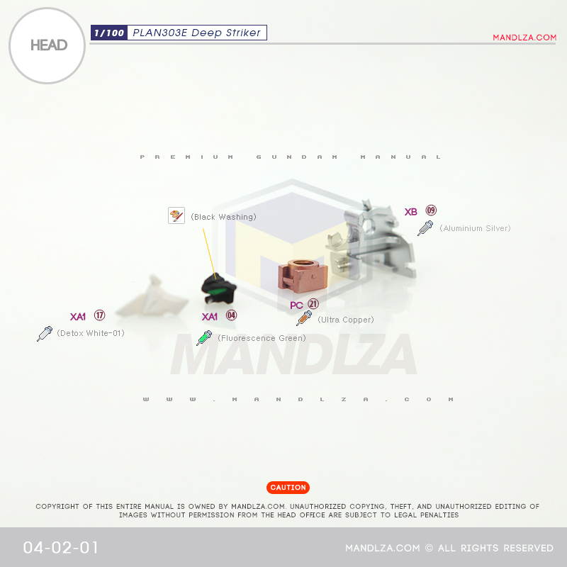 MG] PLAN303E DEEP STRIKER Head Unit 04-2