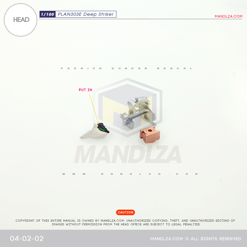 MG] PLAN303E DEEP STRIKER Head Unit 04-2