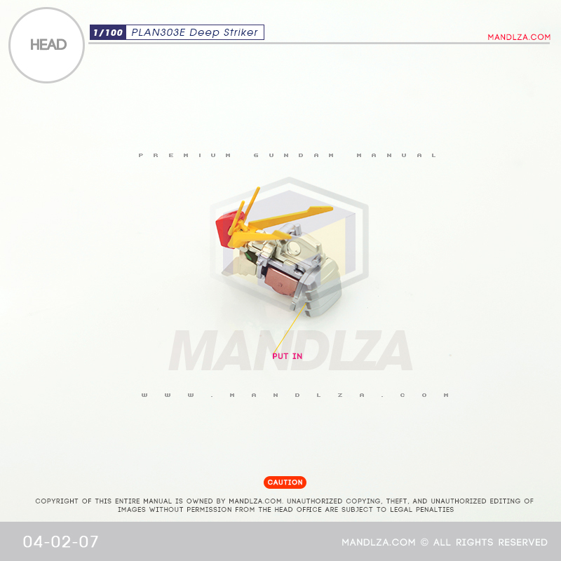 MG] PLAN303E DEEP STRIKER Head Unit 04-2