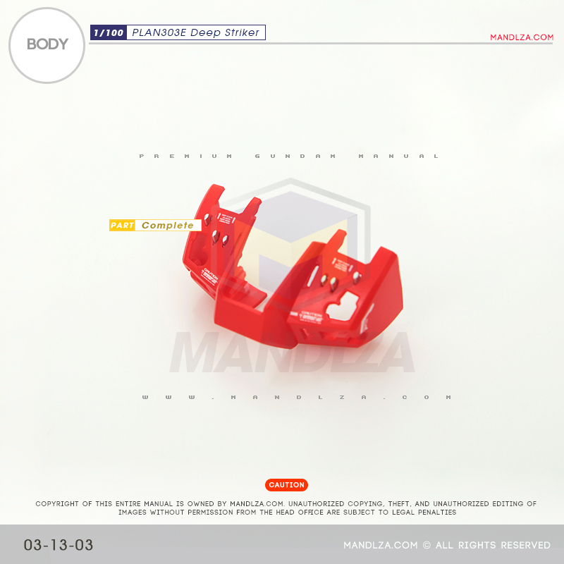 MG] PLAN303E DEEP STRIKER Body Unit 03-13