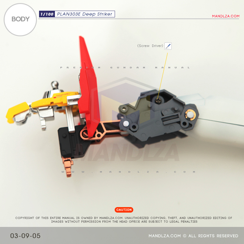 MG] PLAN303E DEEP STRIKER Body Unit 03-09