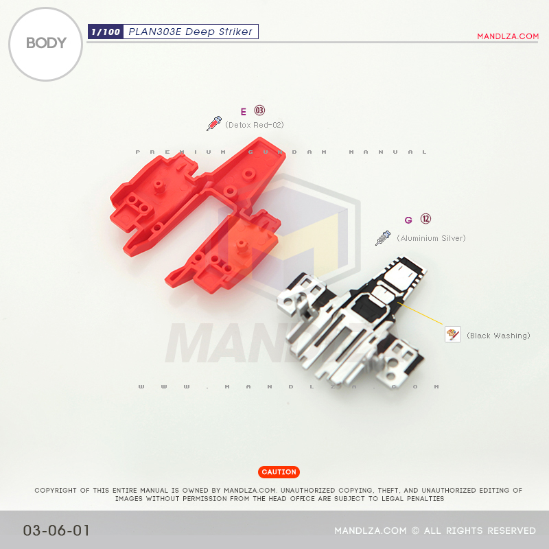 MG] PLAN303E DEEP STRIKER Body Unit 03-06