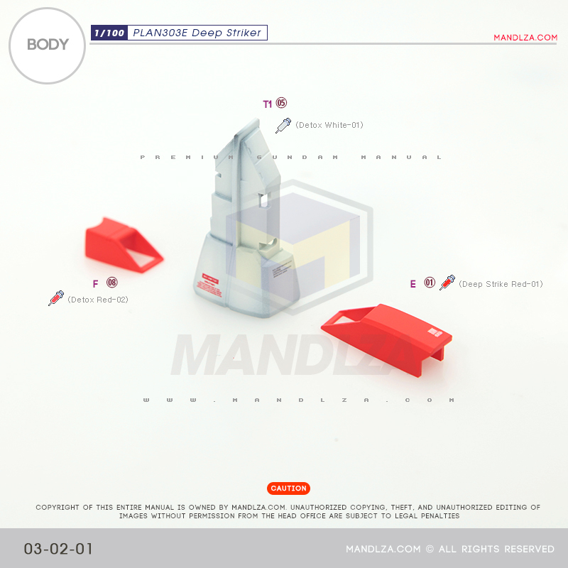 MG] PLAN303E DEEP STRIKER Body Unit 03-02