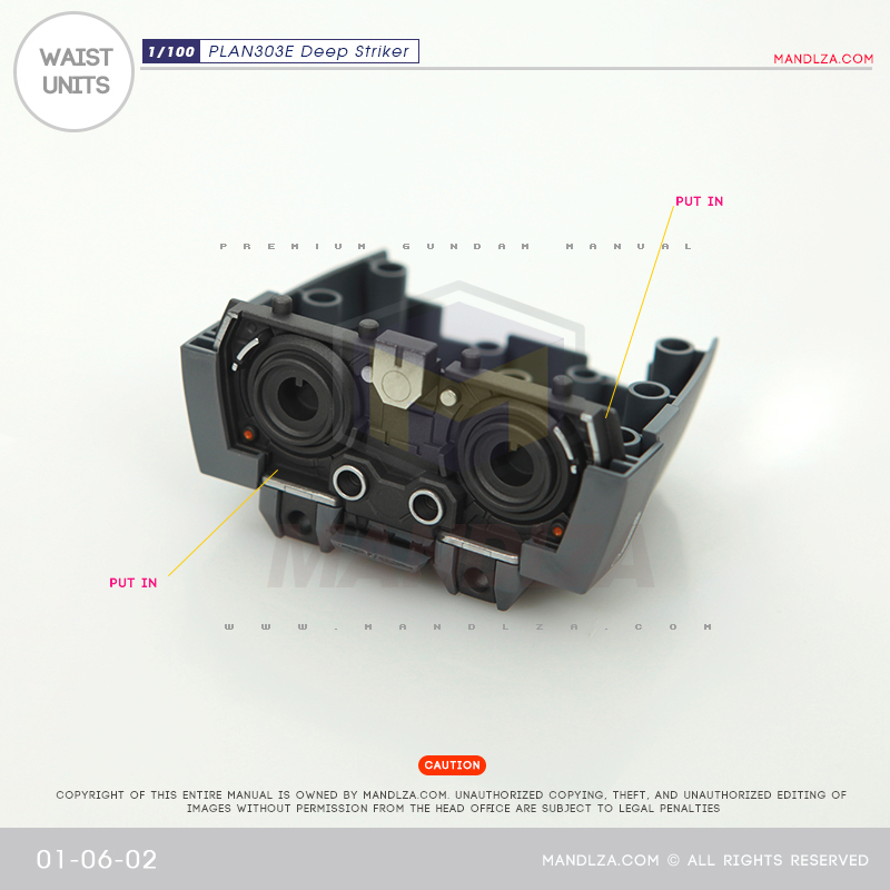MG] PLAN303E DEEP STRIKER WAIST UNIT 01-06