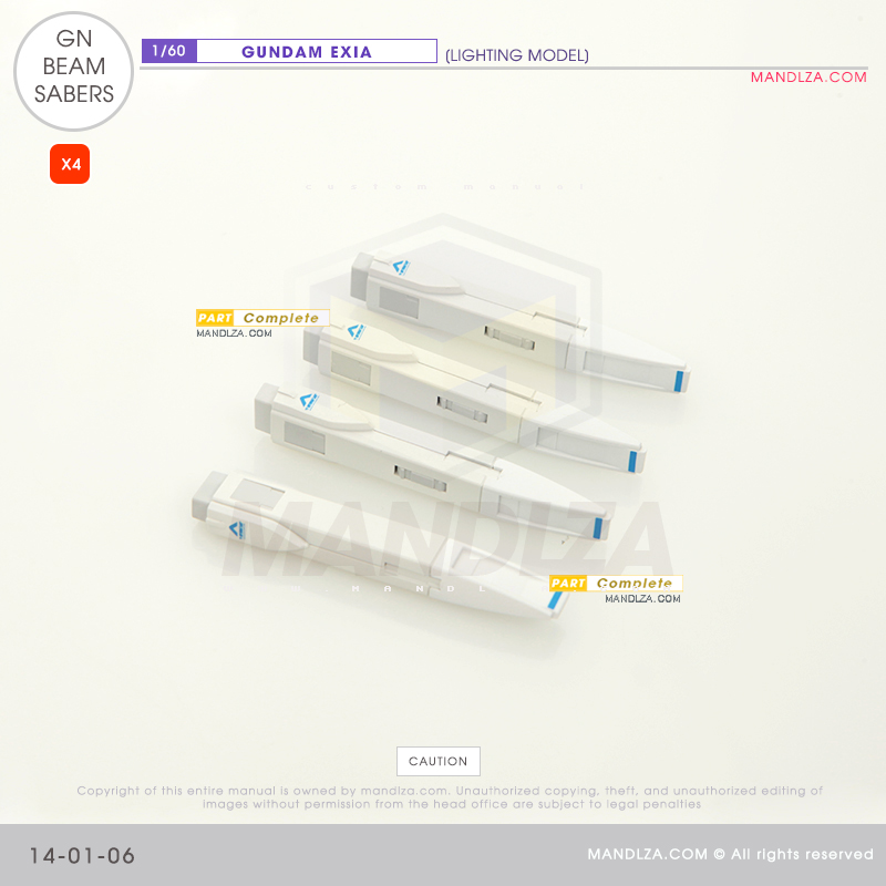 PG] GN-001 EXIA GN-BEAM SABERS 14-01