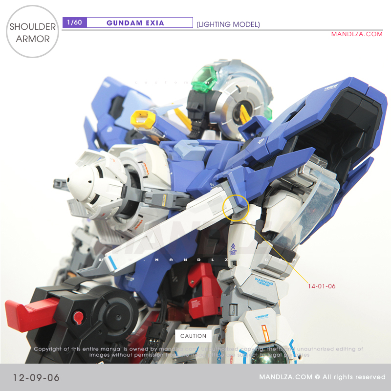 PG] GN-001 EXIA SHOULDER ARMOR 12-09