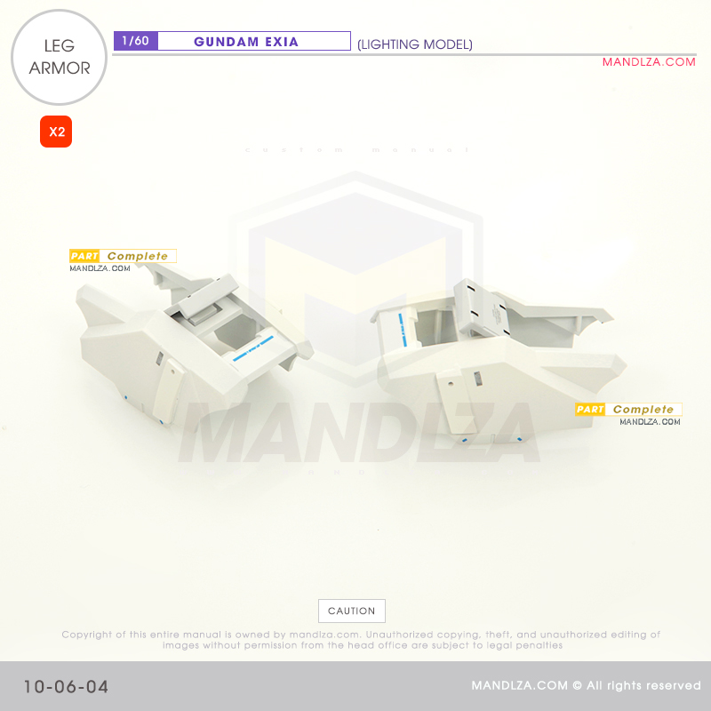 PG] GN-001 EXIA LEG ARMOR 10-06