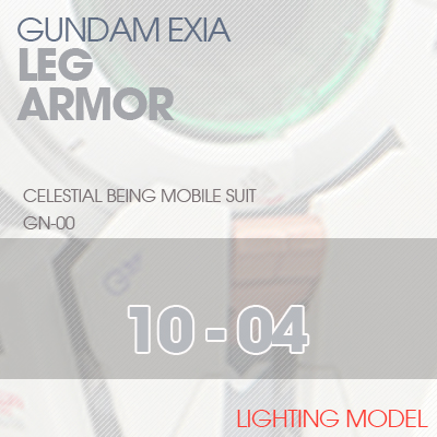 PG] GN-001 EXIA LEG ARMOR 10-04