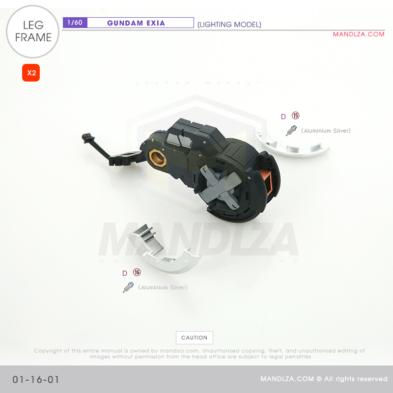 PG] GN-001 LEG FRAME 01-16