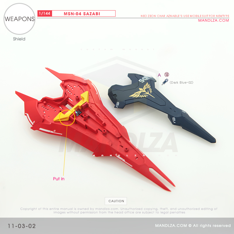 RG] MSN-04 SAZABI Weapons 11-03