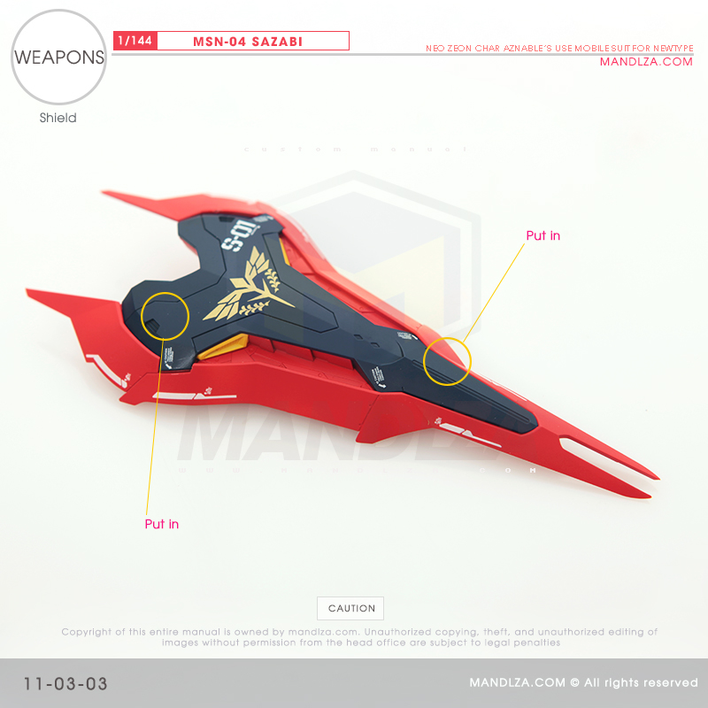 RG] MSN-04 SAZABI Weapons 11-03