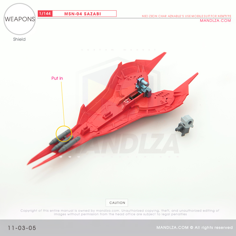 RG] MSN-04 SAZABI Weapons 11-03