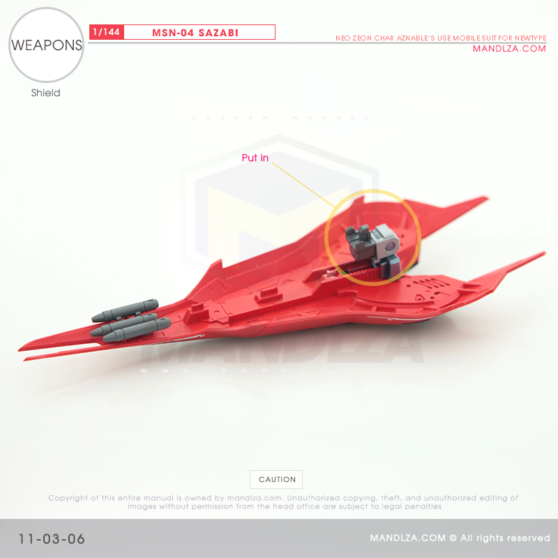 RG] MSN-04 SAZABI Weapons 11-03