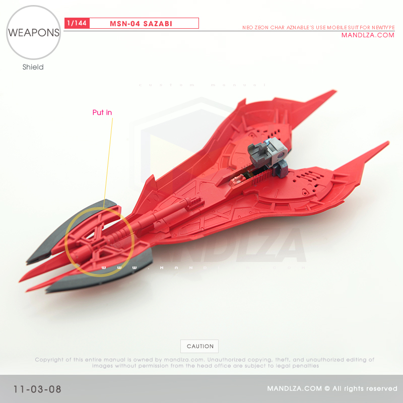 RG] MSN-04 SAZABI Weapons 11-03