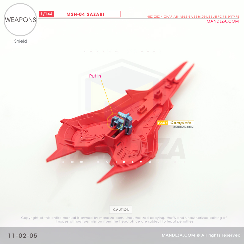 RG] MSN-04 SAZABI Weapons 11-02