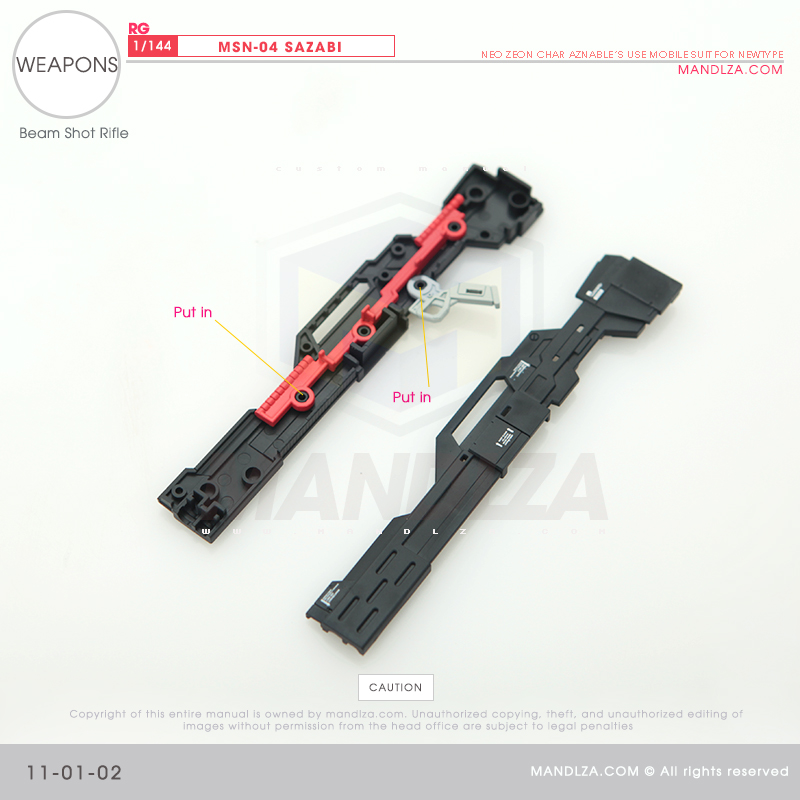 RG] MSN-04 SAZABI Weapons 11-01