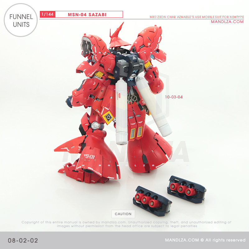 RG] MSN-04 SAZABI FUNNEL UNIT 08-02