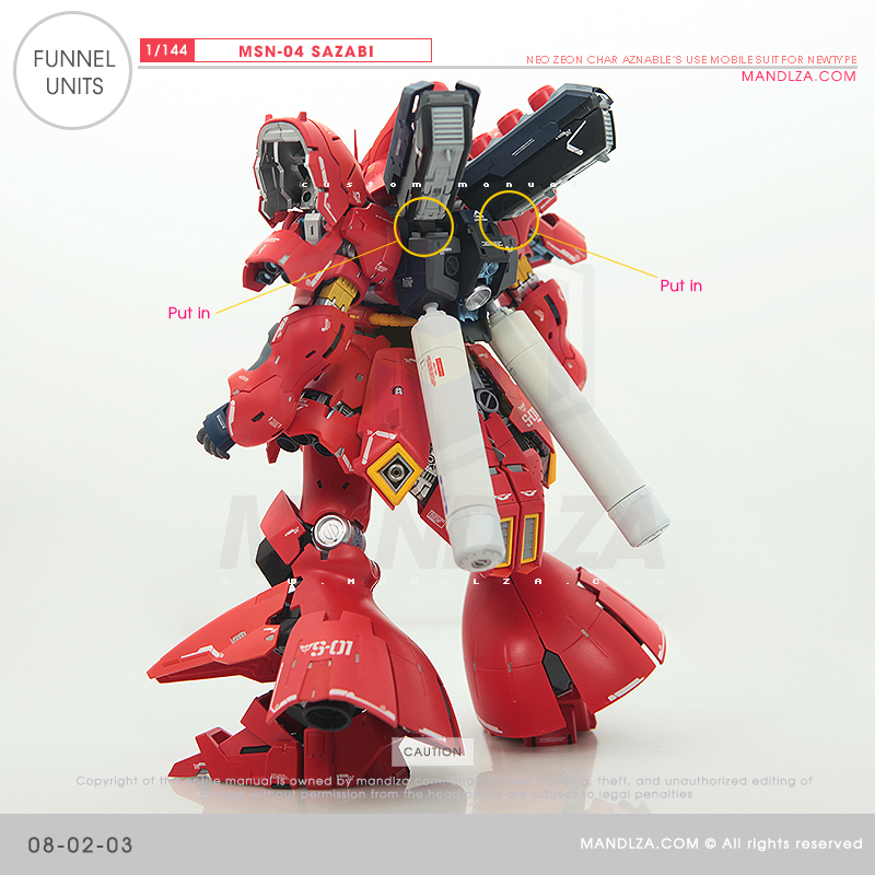 RG] MSN-04 SAZABI FUNNEL UNIT 08-02