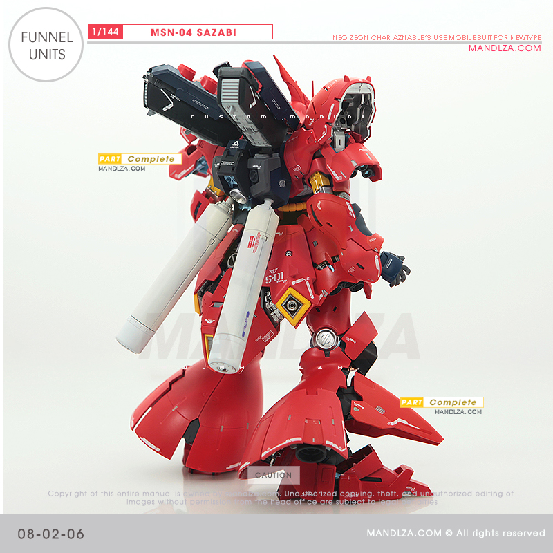 RG] MSN-04 SAZABI FUNNEL UNIT 08-02