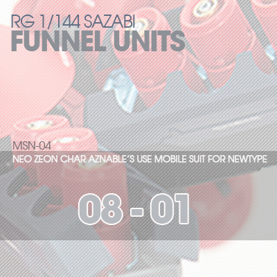 RG] MSN-04 SAZABI FUNNEL UNIT 08-01