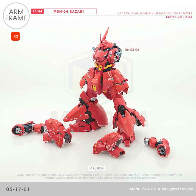 RG] MSN-04 SAZABI ARM 05-17