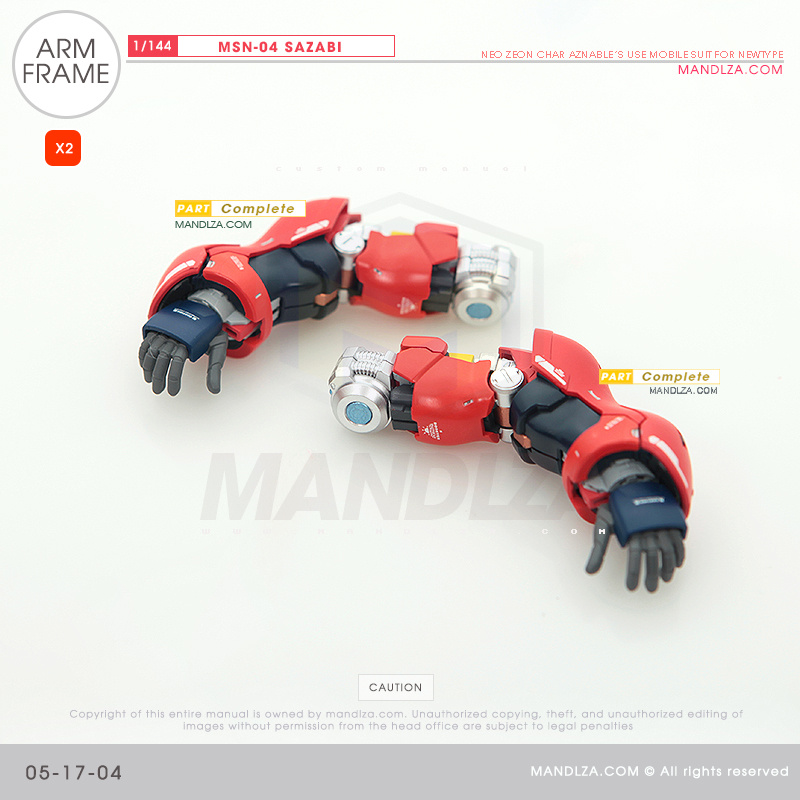 RG] MSN-04 SAZABI ARM 05-17