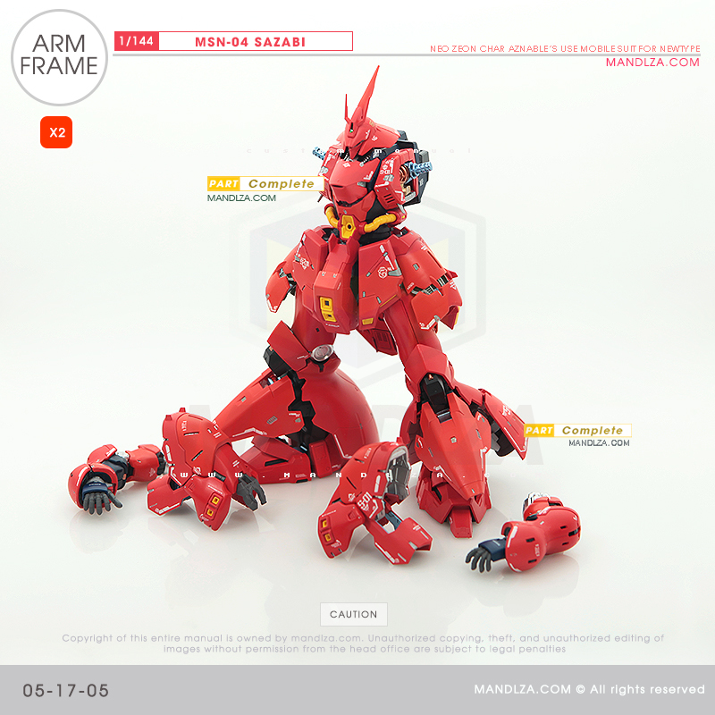 RG] MSN-04 SAZABI ARM 05-17