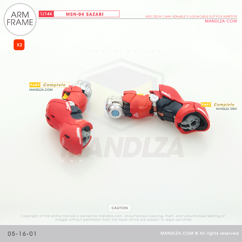 RG] MSN-04 SAZABI ARM 05-16
