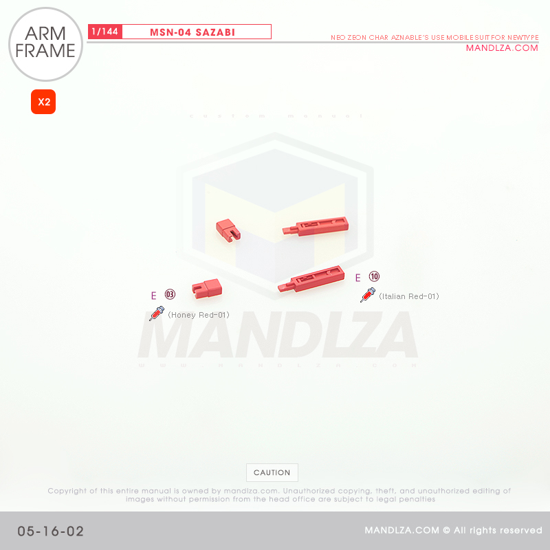 RG] MSN-04 SAZABI ARM 05-16