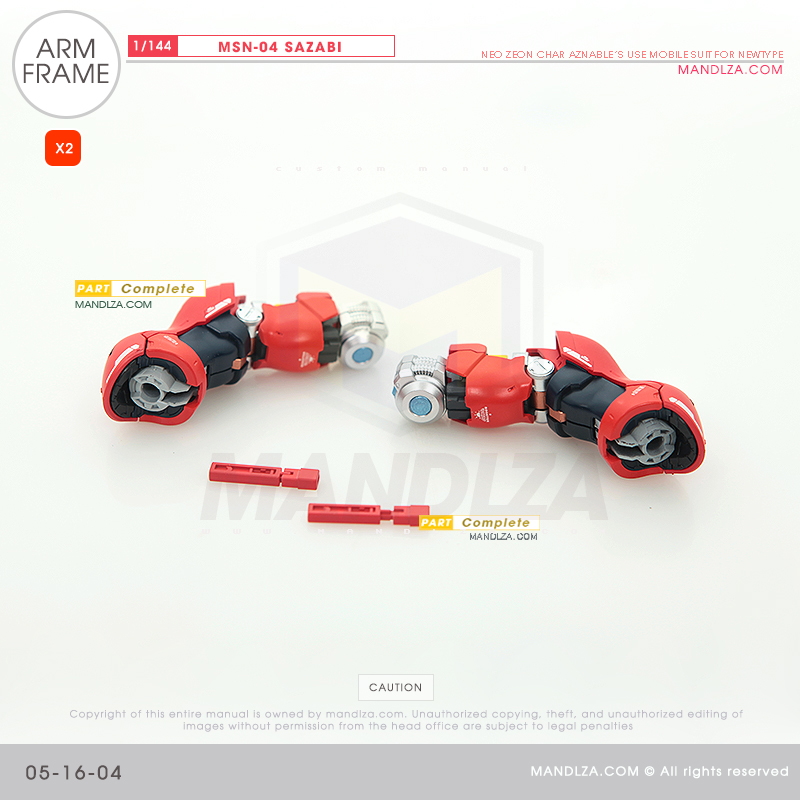 RG] MSN-04 SAZABI ARM 05-16