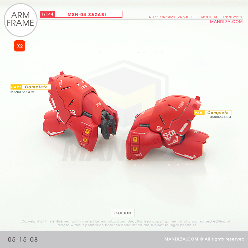 RG] MSN-04 SAZABI ARM 05-15