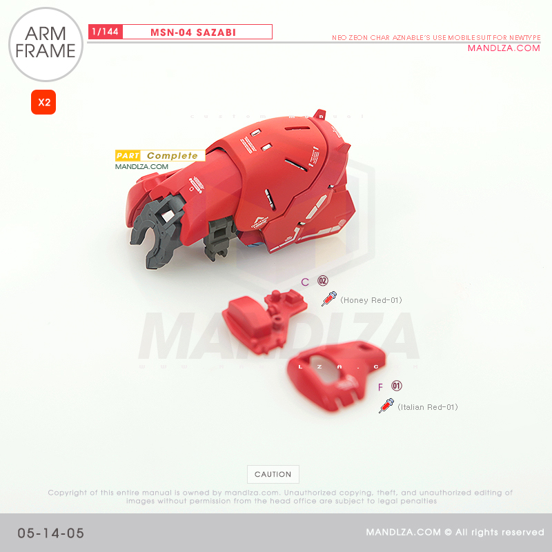 RG] MSN-04 SAZABI ARM 05-14