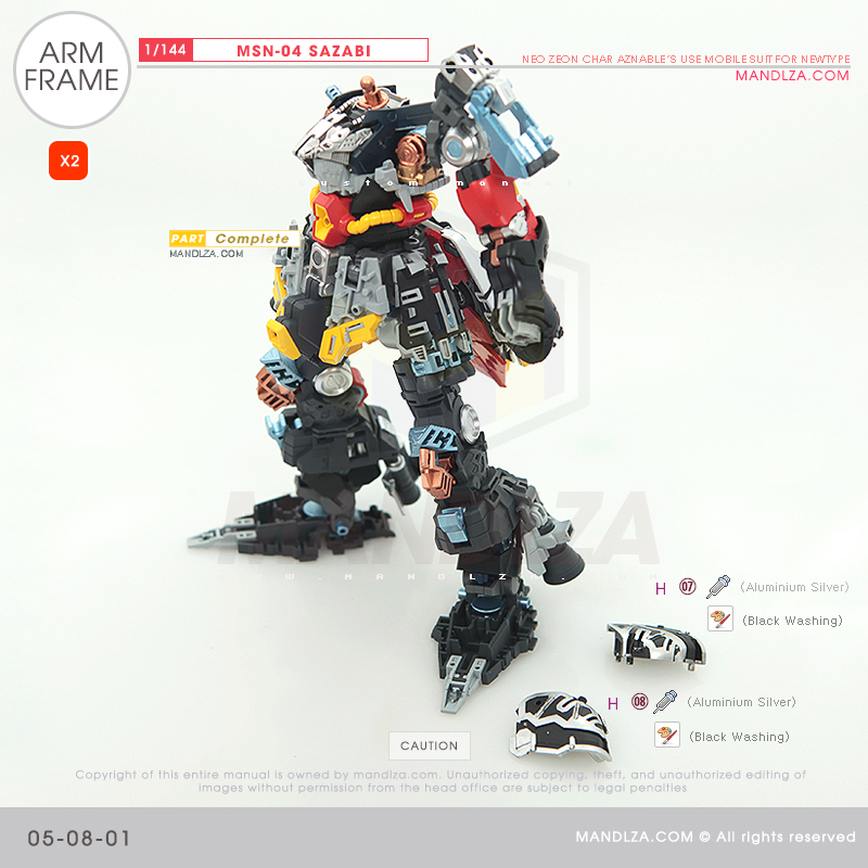 RG] MSN-04 SAZABI ARM 05-08