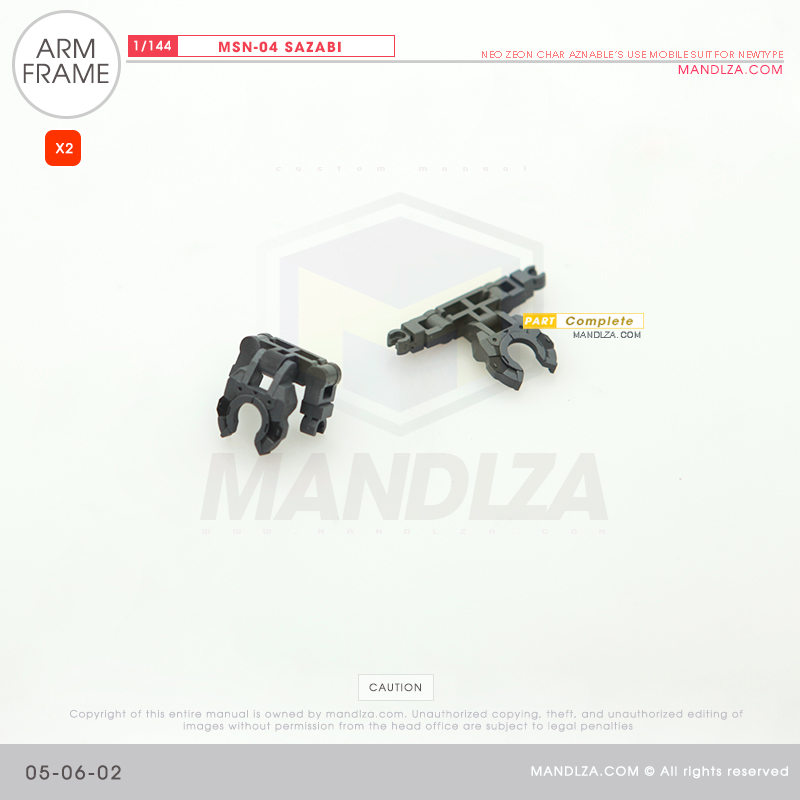 RG] MSN-04 SAZABI ARM 05-06