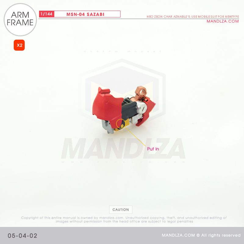 RG] MSN-04 SAZABI ARM 05-04