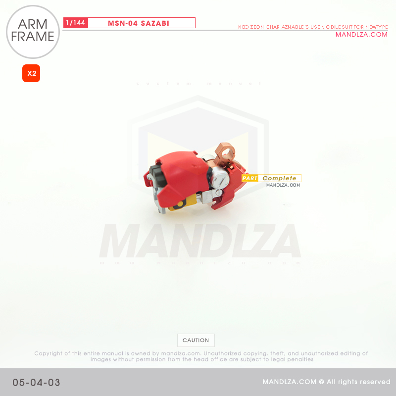 RG] MSN-04 SAZABI ARM 05-04