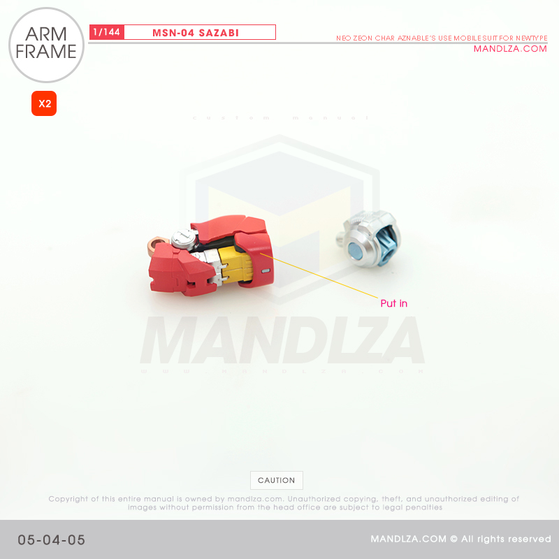 RG] MSN-04 SAZABI ARM 05-04
