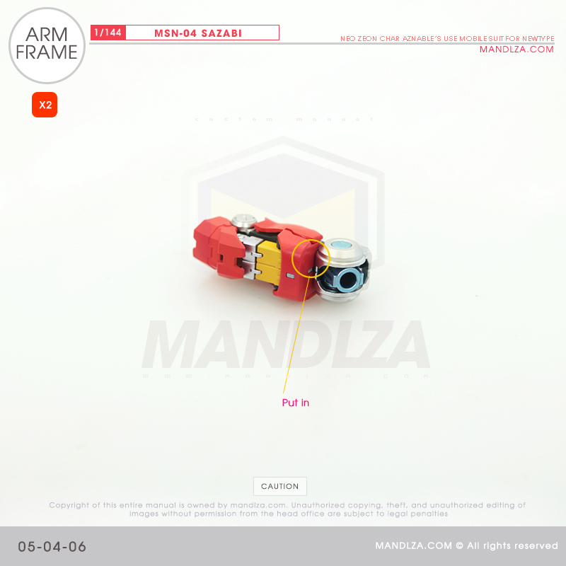 RG] MSN-04 SAZABI ARM 05-04