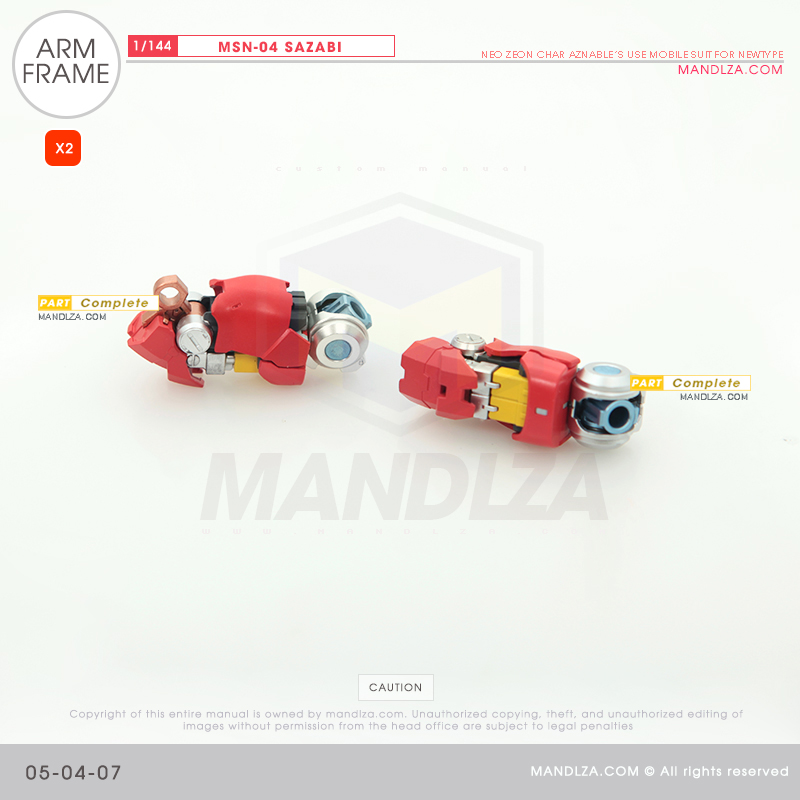 RG] MSN-04 SAZABI ARM 05-04