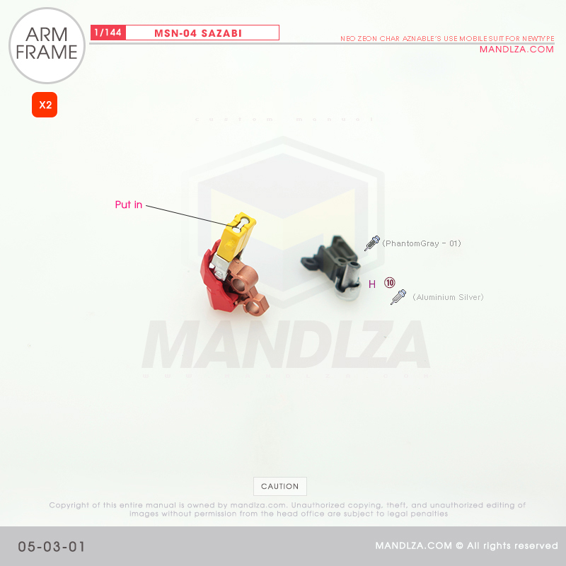 RG] MSN-04 SAZABI ARM 05-03