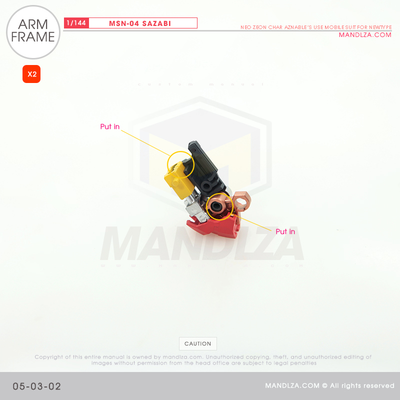 RG] MSN-04 SAZABI ARM 05-03