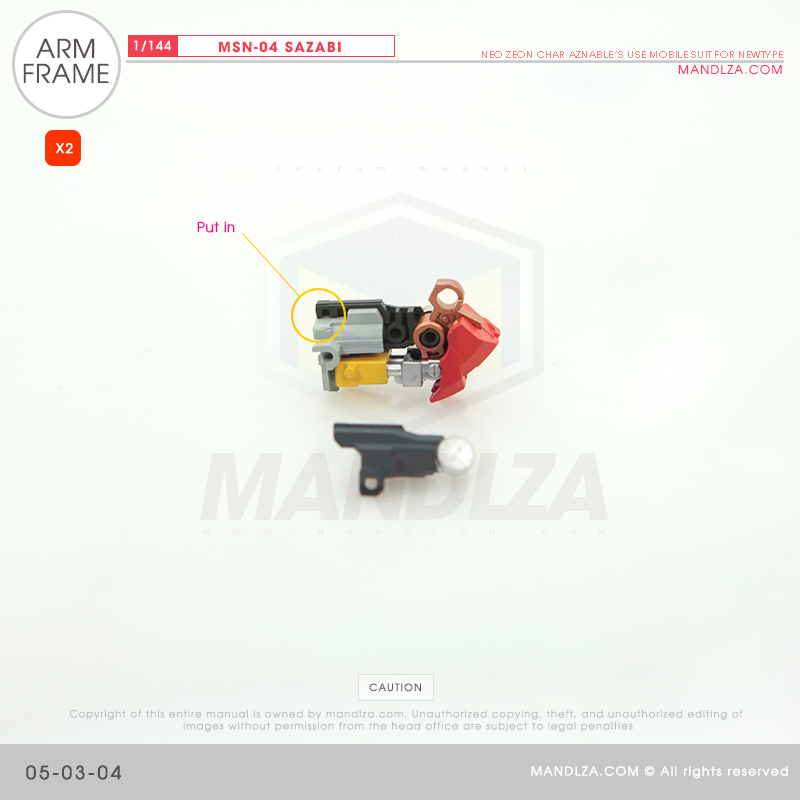 RG] MSN-04 SAZABI ARM 05-03