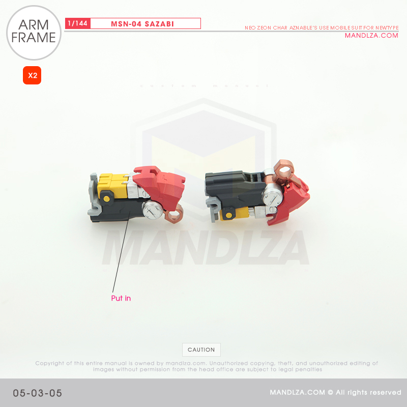 RG] MSN-04 SAZABI ARM 05-03